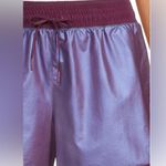 Avia NWT Women’s Workout Shorts Purple Maroon Shine Shorts Plus Size XXL (20) CASUAL Photo 2