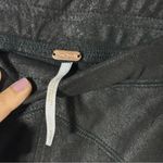 Free People  Womens Faux Suede Leather Leggings Black Size Small Photo 3