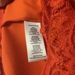 Adelyn Rae  Blood-Orange Lace Shift Cocktail Dress Size‎ Small Photo 7