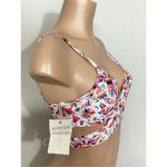 New. Verdelimon floral/bird wrap bikini top. Large. Retails $198 Red Photo 4