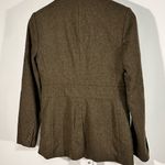 Banana Republic  Wool Blend Utility Blazer Jacket – Olive Military Style – size 0 Photo 4