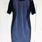 Elie Tahari  Wool Blend Sheath Dress with Mesh Inserts Photo 0