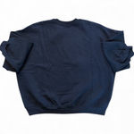 Blu Pepper “La Vita In Rosa” Bow Graphic Crewneck Sweatshirt Navy Size large Photo 1