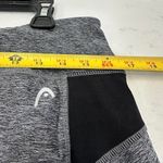 Head Skort Womens L Black Gray Heather Slim Dri-Motion Lined Stretch Tennis Photo 7
