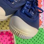 Keen  Volcanized Footwear Size 7 Blue Slip On Sneaker Flats White Womens Casual Photo 3