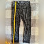 Lululemon Wunder Under Pant Crop Stripe Play Slate Sz 6 Tropical Print Leggings Photo 7