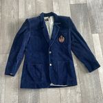 American Vintage Vintage Size 8 Blue Corduroy Preppy Blazer Jacket Photo 9