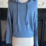 Moondance Lake Blue Ivory Marled Sweater Hoodie Lightweight Soft Womens Medium Size undefined Photo 0