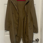 BDG M Olive Utility Jacket with Cinch bottom Photo 0