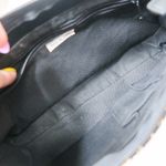 Vintage Y2K Tweed Shoulder Bag Purse Black Photo 4