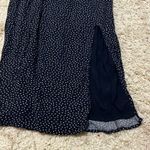 Abercrombie & Fitch True Navy Polka Dot Midi Dress size XSP Photo 1