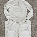 Tommy John French Terry Jogger Hoodie Set Light Cream Size undefined Photo 0