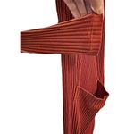 Maje  Milan Long Ribbed Cardigan Sweater Terracotta Cotton Knit Coat 1 Small EUC Photo 4