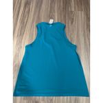 Gymshark  Tank‎ Top Women's Medium Teal Blue Sleeveless Workout Gym Activewear Photo 3