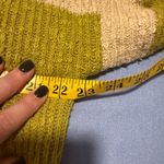 Blu Pepper Green and Brown Cowl Neck Sweater Photo 5