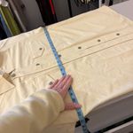 Le Truc Germany Made Pale Yellow Oversized Button Down Shirt Size Large Photo 8