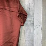 Rachel Zoe  Medium Cropped Hi-Lo Button Front Satin Top W/Chest Pockets Photo 5