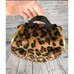 Juicy Couture NWT Faux Fur Gold & Black Sequin Cheetah backpack Photo 0