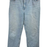 Abercrombie & Fitch 90's Straight Women's Blue Ultra High Rise Denim Jeans 32 Photo 0