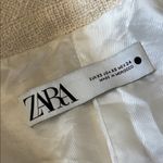 ZARA Cream Blazer w/ Pearl Buttons Size XS Photo 7