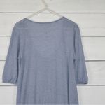 Deletta | Anthropologie Blue Top Blouse Size Small Photo 4