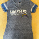 NFL Chargers Team Apparel Gray and Blue Short Sleeve Tee Size undefined Photo 0