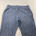 Old Navy  Blue Chambray Linen Blend Tapered Straight Leg Pant XL Photo 6