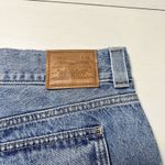 Levi's Women's Premium Mini Icon Outback Skirt Blue Cutoff Denim Cargo Pocket Photo 4