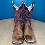 Ariat  Quickdraw Badlands Western Boots Square Toe Pink Purple Women’s Size 6.5 Photo 4