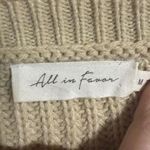 All in Favor  women’s medium crochet color block‎ sweater ￼ Photo 3