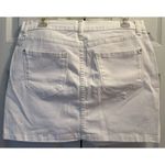 Kensie The Skirt White Denim Mini Skirt Size 10 NWOT Photo 1
