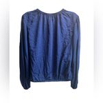 Bella Dahl  Shirred Bubble Top Midnight Medium Photo 5