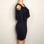 Charles Henry  black dress with drape bodice. New Photo 4