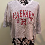 New Harvard women's 100% cotton gray t Photo 0