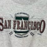 American Vintage Made in USA vintage San Francisco fisherman’s wharf light gray sweatshirt XL Photo 3