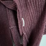 prAna Lima Cocoon Knit Shawl Short Sleeve Cardigan Sweater Purple Red Size XS Photo 11