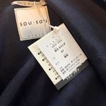 Sou Sou Kyoto Wool Cape Navy Blue Gray NWT Size undefined Photo 2