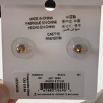 Kate Spade New York Black Clover Stud Earrings Spades Studs RN0102760 Photo 1