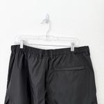 Anthropologie [] Black Elastic Waist Relaxed Fit Slouchy Cargo Shorts NWT Size XL Photo 6