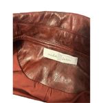 Wild Fern size medium distressed faux leather red Moto jacket Photo 9
