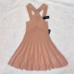 EXPRESS NWT Women’s Beige Cross Front Dress size XS Photo 1