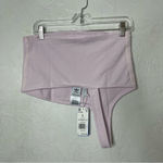 Adidas NWT  Asymmetric Top Light Purple Size Large Photo 3