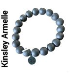 KINSLEY ARMELLE Frost Silver Bracelet in Gray Photo 1