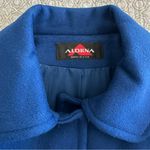 NEW! Alorna Vintage Royal Blue Wool Blend Peacoat Double Breasted Coat Size 16 Photo 2