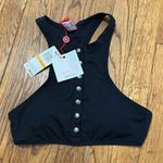 Red Carter NWT  bikini top swim black studded Photo 0
