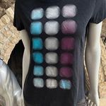 Nike Running Dri Fit Graphic Tee Short Sleeve Black Shirt Women's Size Medium Photo 0