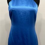 Nicholas Ramina Halter Neck Slit Dress Olympic Blue 8 Photo 3
