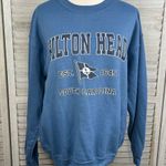 Gildan Hilton Head South Carolina Crewneck Sweatshirt Blue/Navy-Medium Photo 0