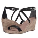 Charles by Charles David Charles David Wedge Sandals Nola Black Espadrilles Size 11 New in Box Photo 2