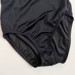 Lands' End  Swimsuit One Piece Lightly Padded Thick Straps Lycra Xtra Lite Black Photo 2